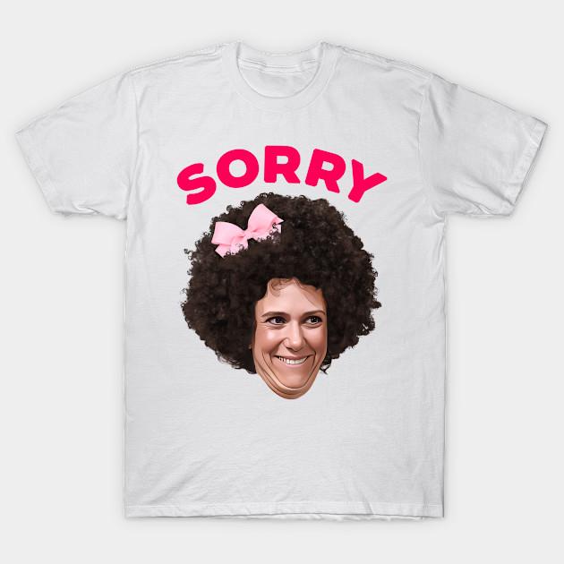

Men Black Print T-shirt Gilly Sorry No-Cut Transfer Paper Print Cotton Tshirt XL