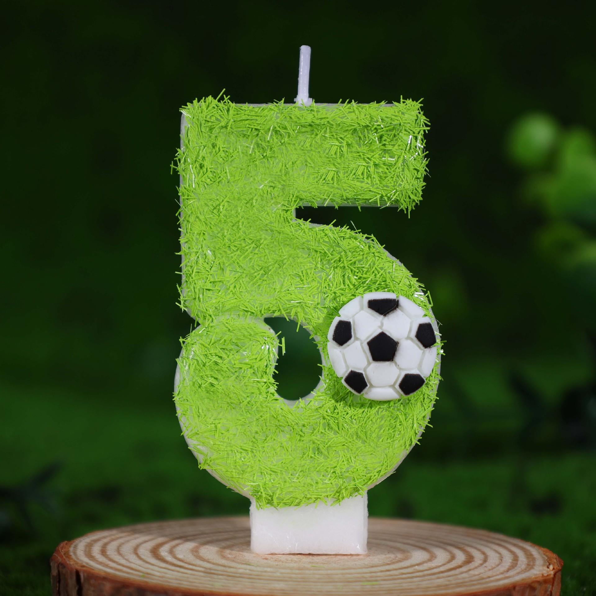 

Sports Football Digital Celebration Candle Cake Party Celebration Decoration Football Loves Birthdays Handmade Digital Candle