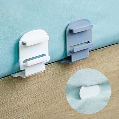4Pcs Multi-Functional Non-slip Bed Sheet Holder Adjustable Plastic Bed Cover Fixing Clip Household Anti-Shift Fasteners Home