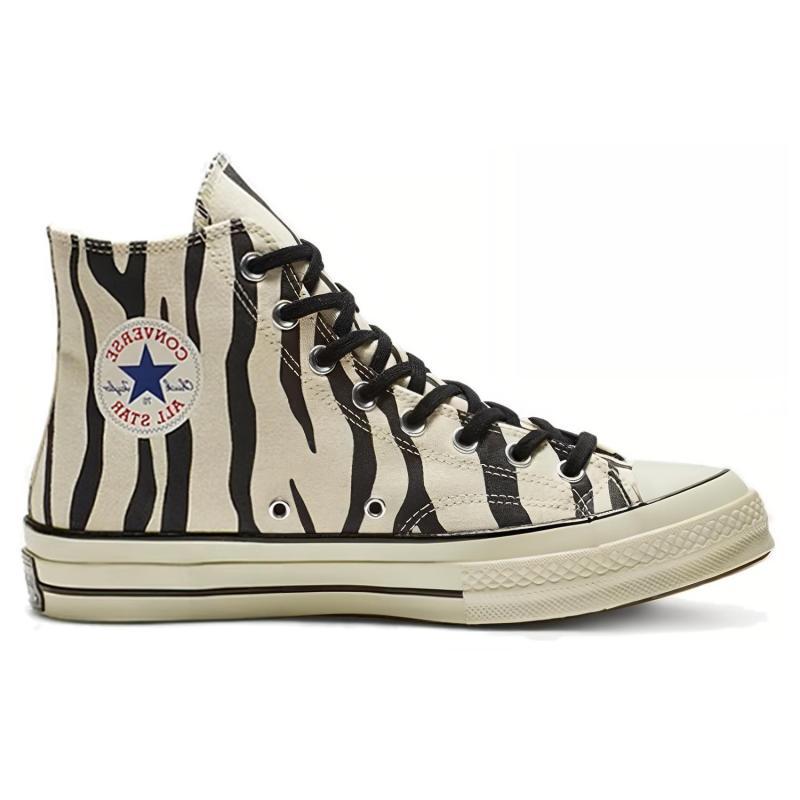 Converse Chuck Taylor All Star 1970s Comfortable Round Toe High Top Canvas Unisex Black & White