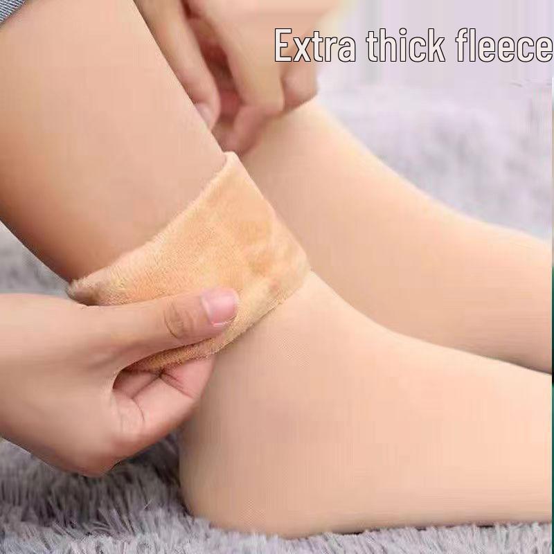 Women's Mid-Calf Winter Cashmere Socks - Warm, Thick, Cold-Proof Floor Socks