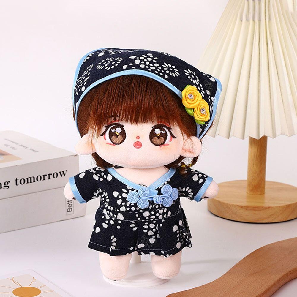 20CM Doll Dress Set Doll Accessories Miniature Dress Suit Doll Clothes  Cotton Stuffed Doll