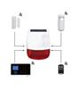 433Mhz High Decibel Outdoor Solar Wireless Siren Loudspeaker Waterproof Strobe For Smart Home Security Burglar Alarm System