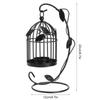Iron Candle Holder Innovative Leaves Hollow Out Cage Shaped Hanging Candlestick Decoration for Home Coffee Shop Hotel