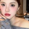 Chic Exaggerated Heart-Shaped Stud Earrings - Sweet, Cool Style with Unique, High-End Design