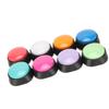 Hirelax Voice Recording Pet Training Buzzer for Dog ABS Available in Rose Lake and Buttons, 8-Pack, 30-Second Recording, Communication, Material, Red,