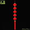 Handmade New Year Red Lantern Hangings Red Ball with Tassels Lantern String Hanging Chinese Style Decorative Ball String
