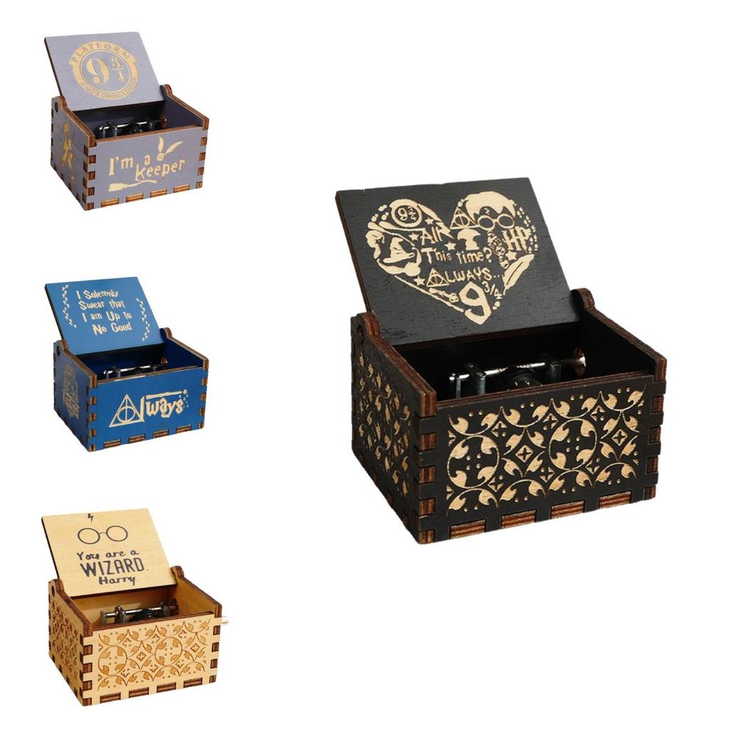 Charming Harry Potter Music Box Delightful Retro Design Perfect For Special Occasions
