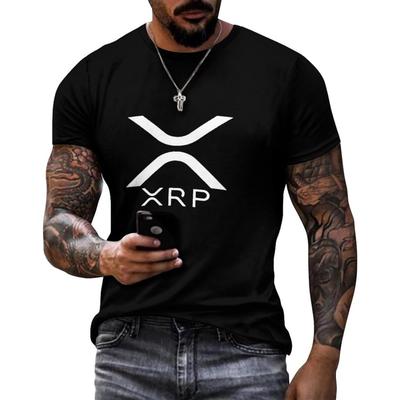 Xrp Ripple Men's Cotton Crewneck T-Shirts, Casual Shirts