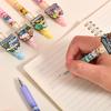 6Pcs Sanrio Series Press Gel Pen Comfortable Grip Stationery School Office Supplies Prize Gift Writing Tools Holiday Gift Novelty Stationery Teacher