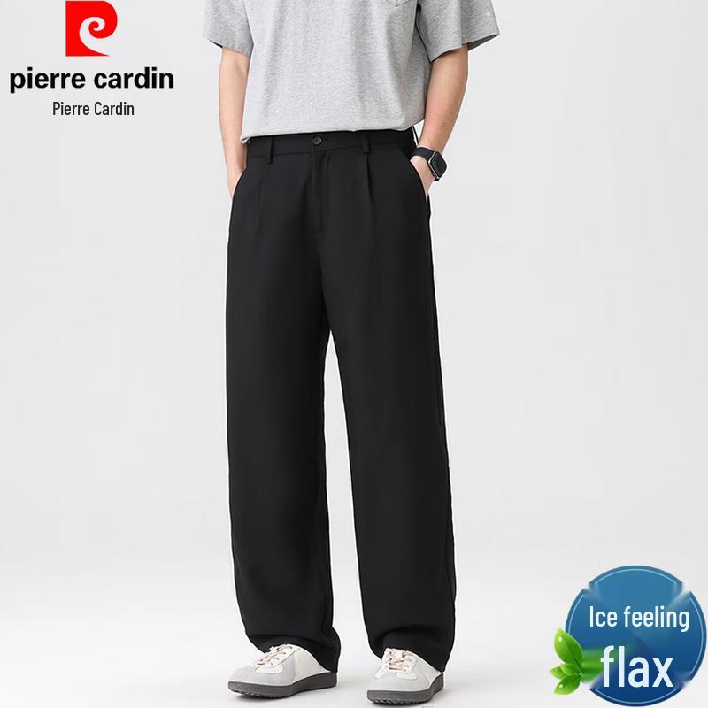 

Pierre Cardin Men s Summer Linen-Feel Casual Trousers 170/76A
