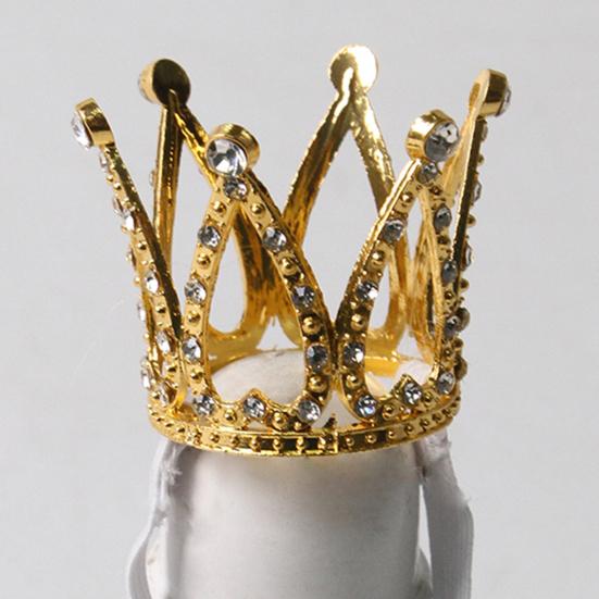 Retro Korona dla Chomika Tiara z Cyrkoniami Opaska na Głowę Mała Tiara dla Zwierząt z Regulowanym Paskiem dla Chomików Papug Królików Akcesorium na Imprezę Urodzinową