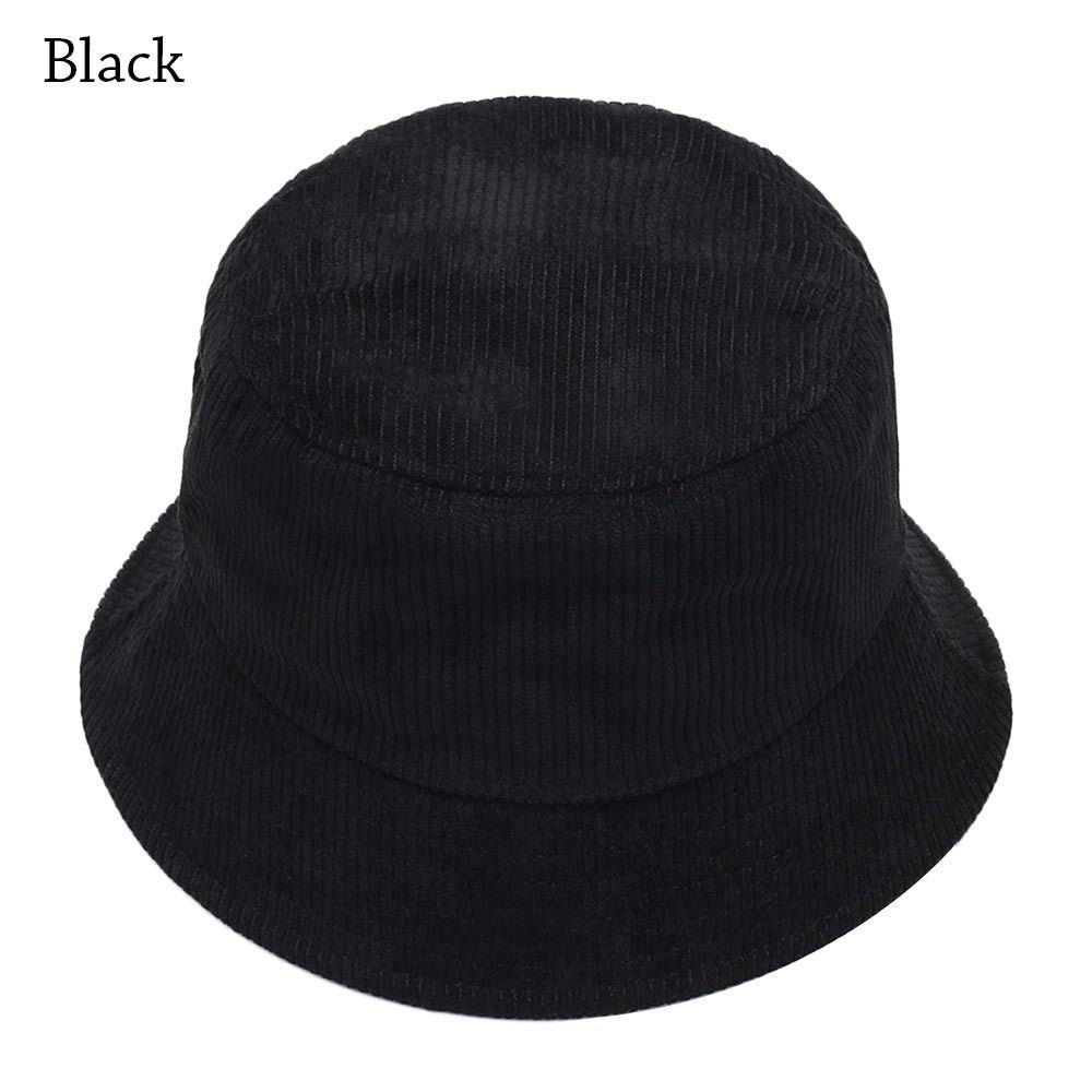Soft Fisherman Cap Corduroy Panama Hat Outdoor Sun Cap  Men Women