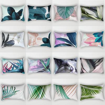30x50cm Grün Tropische Blätter Pflanze Kissenbezug Wohnzimmer Stuhl Heimdekoration Regenbogen Blume Frucht Sofa Kissenbezug