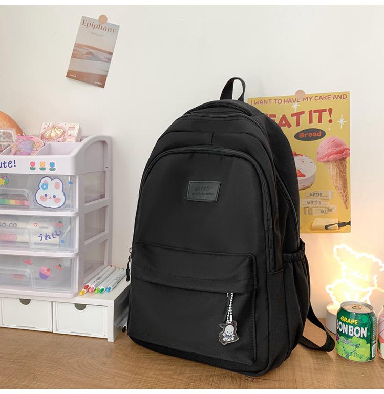 Niche High-Capacity Backpack for Women - Ideal for High School & College, Versatile and Stylish Double Shoulder Campus Bag