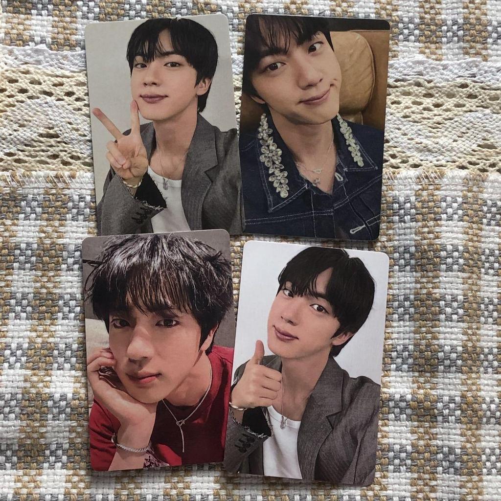[USED] JIN RUNSEOKJIN_EP.TOUR BTS Trading Cards (4 Cards)