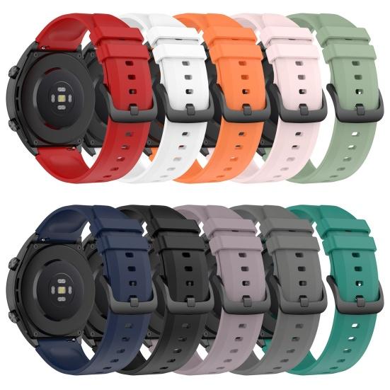 Řemínek na hodinky Měkký silikonový 22mm řemínek odolný proti opotřebení Náhradní řemínek pro chytré hodinky pro Xiaomi Watch S1/S1 Active