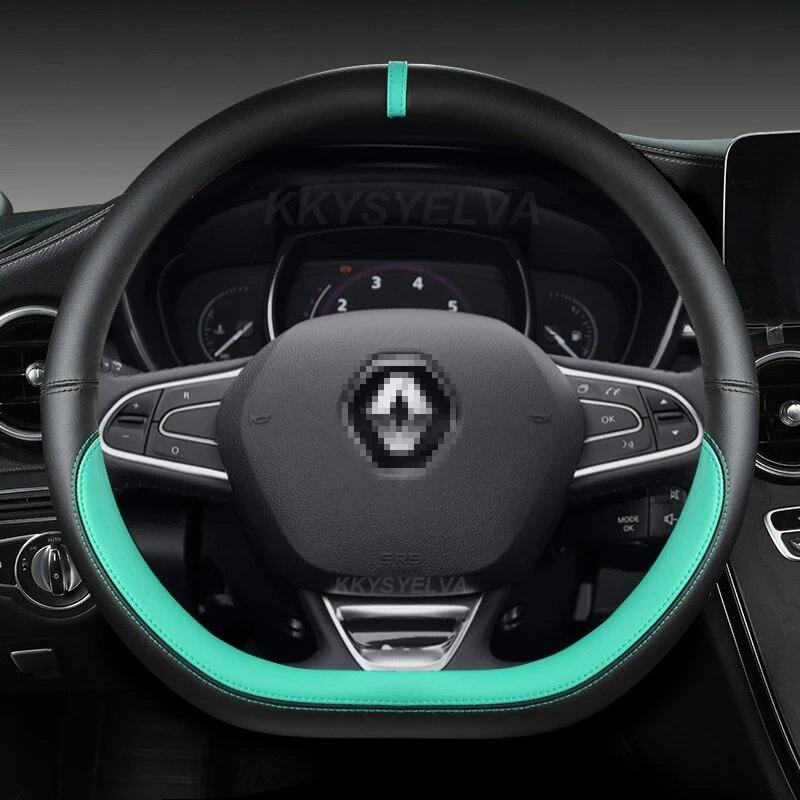 Car Steering Wheel Cover For Scenic Clio Laguna 2 3 4 5 Kangoo Fluence Megane Trafic Talisman Twingo Kaptur Accessories