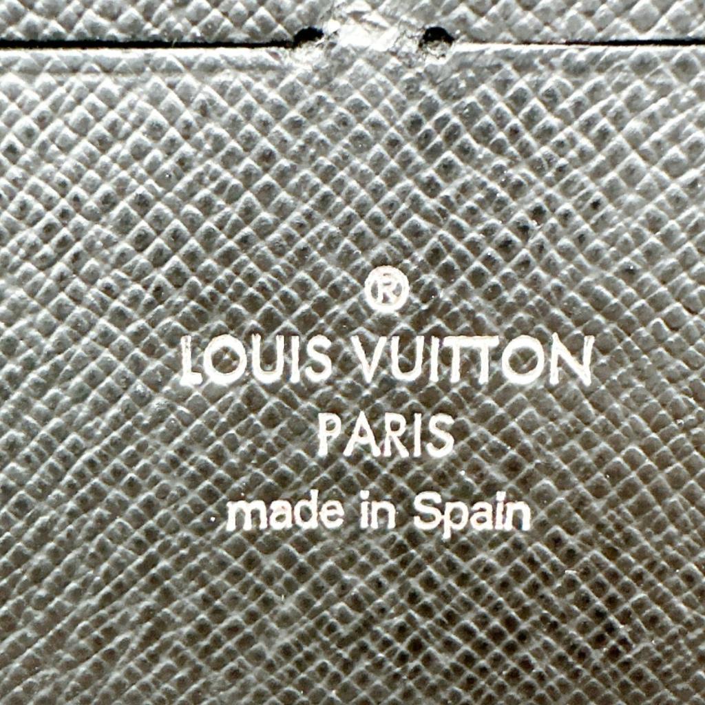 LOUIS VUITTON Damier Zippy Organizer NM  Damier Grafitto Graphite unisex N60111 Used