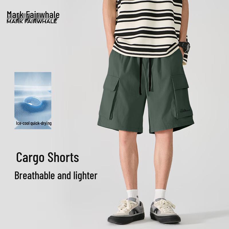 MARK FAIRWHALE Men s Lightweight Quick-Dry Summer Shorts