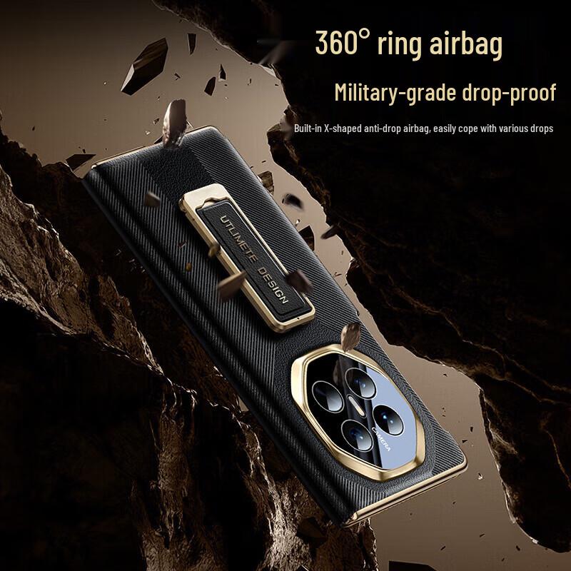 GuanYue Huawei Mate XT/XTs Faltbare Leder Handyhülle