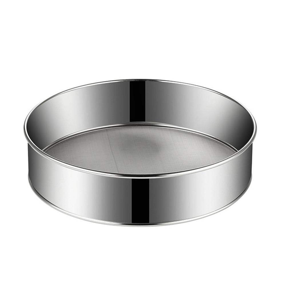 Stainless Steel Flour Sieve Silver Handhold Strainer Sifters Mesh Flour Sifter  Kitchen Supplies