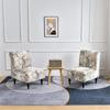 Floral Printed Nordic Armless Accent Chair Cover Single Sofa Stool Slipcover Stretch Chair Seat Covers Elastic Couch Protector