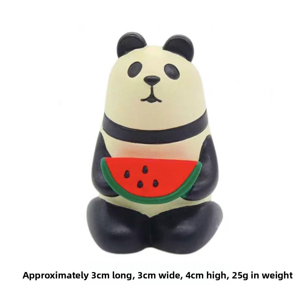 Summer Watermelon Cat Resin Figure For Kids And Office Decor