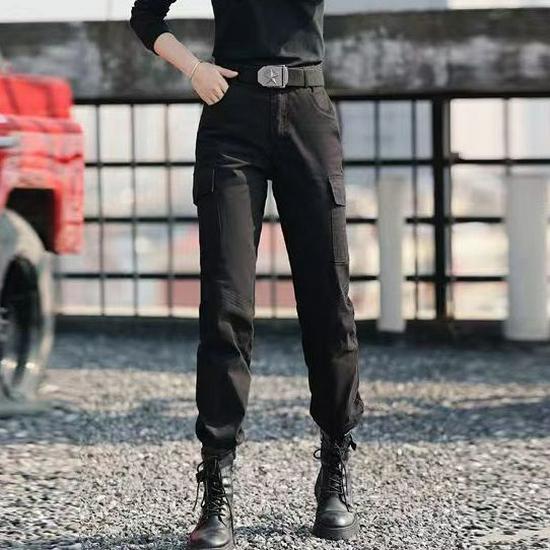 Completo Mimetico da Donna: Abbigliamento da Lavoro Estivo a Maniche Corte Rassodante e Pantaloni Lunghi Outfit da Ballo da Marinaio