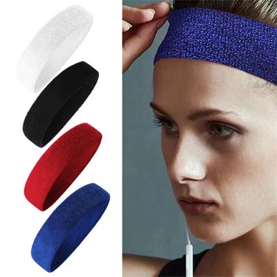 4Pcs Sport Hair Bands Workout Sweatbands For Women's Hair Non Slip,Moisture Wicking Headband For Running(Multicolor-4PCS)