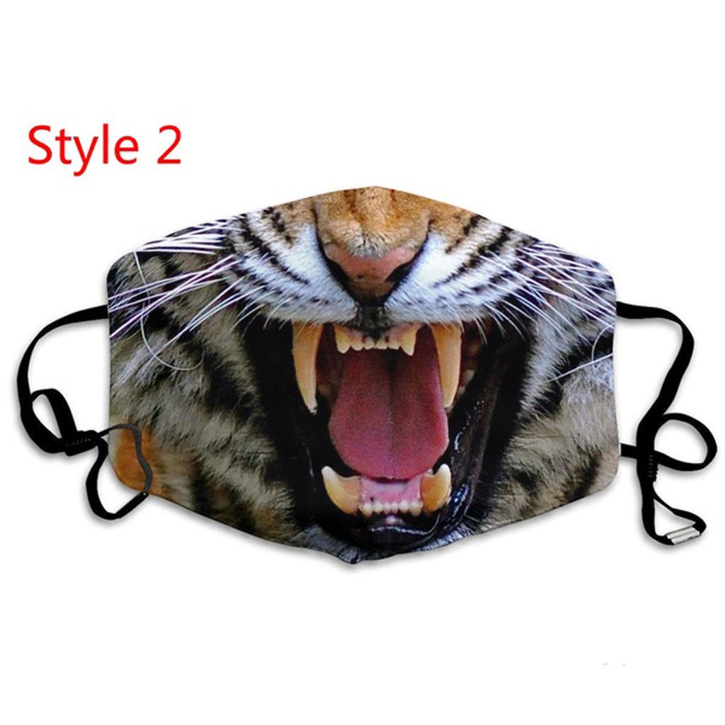 

Adult Breathable Printing Rope Dust-proof Washable Face Mask One size