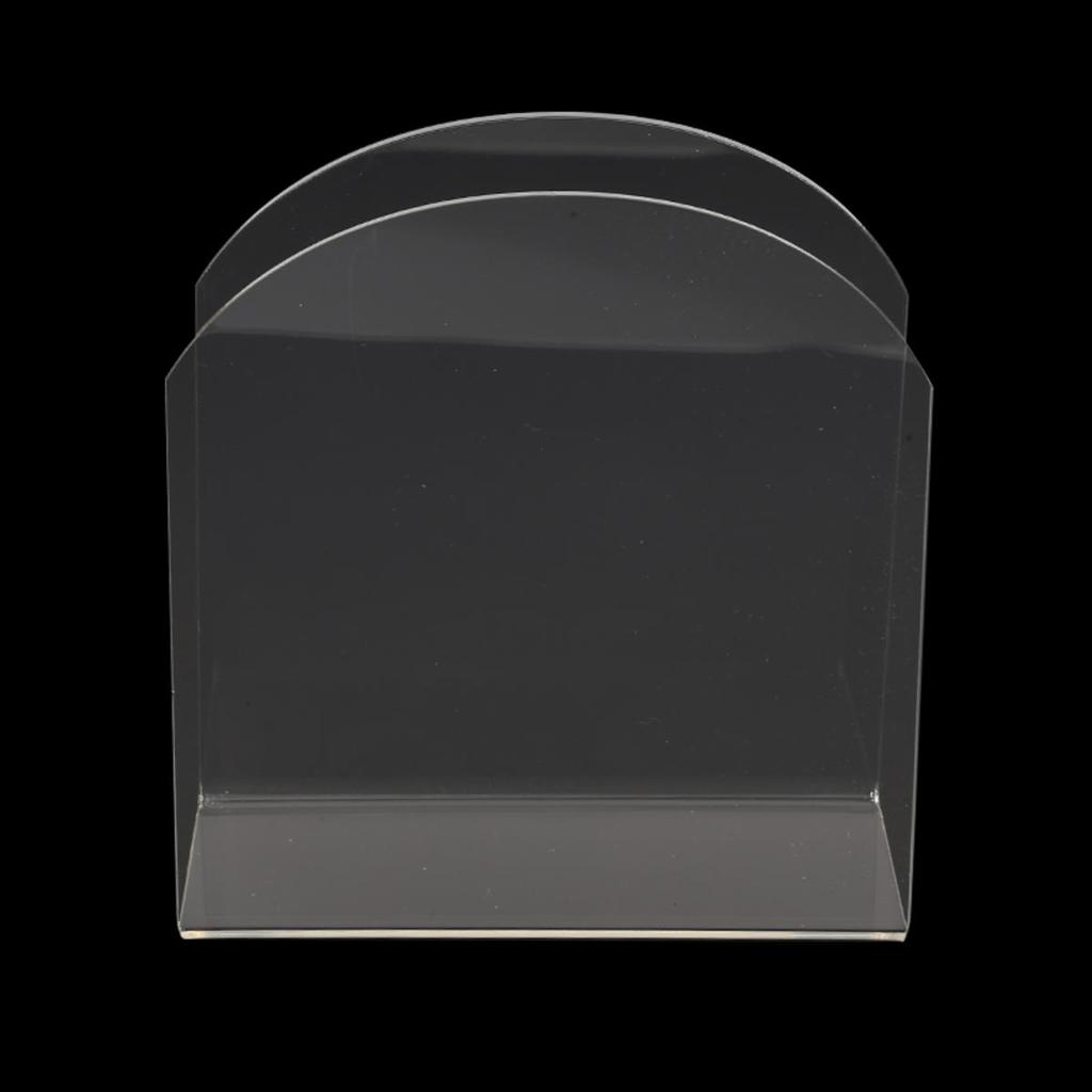 Akryl Serviettdispenser Holder Drikkebrett U-formet Gjennomsiktig Kleenexboks Serviettstativ for Lommetørkle Oppbevaringsstativ