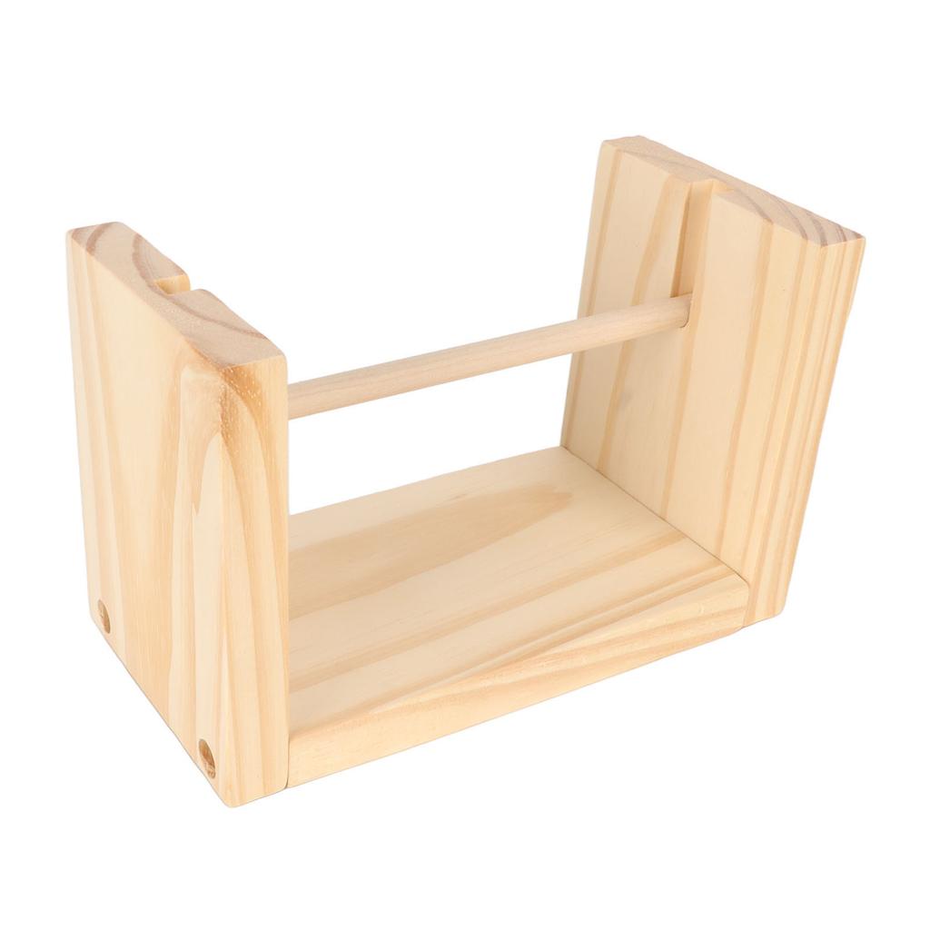 Horizontal Yarn Holder 20cm Spindle Length Increase Speed DIY Wooden Yarn Holder for Sewing