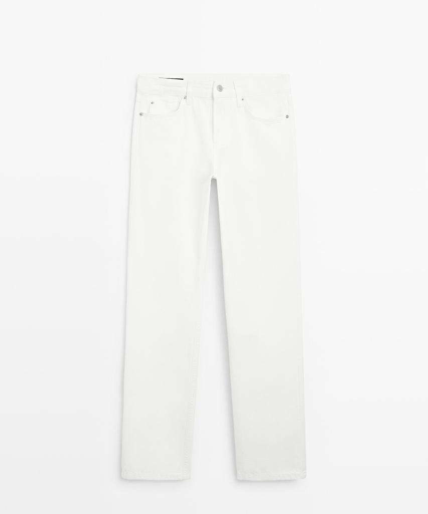 Masimodutti Low-Rise Straight Fit Jeans