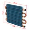 Miniature condensing radiator copper tube aluminum fin heat exchanger finned air cooled evaporator mini condenser accessories