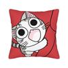 C-Chis S-Sweet H-Home Cat Pillow Cover Comfy Cushion Cover Morden Pillow Case For Sofa Couch Bed Living Room