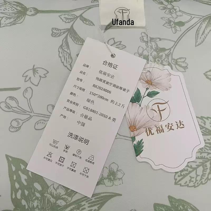 

Летнее одеяло из чистого хлопка для кондиционера