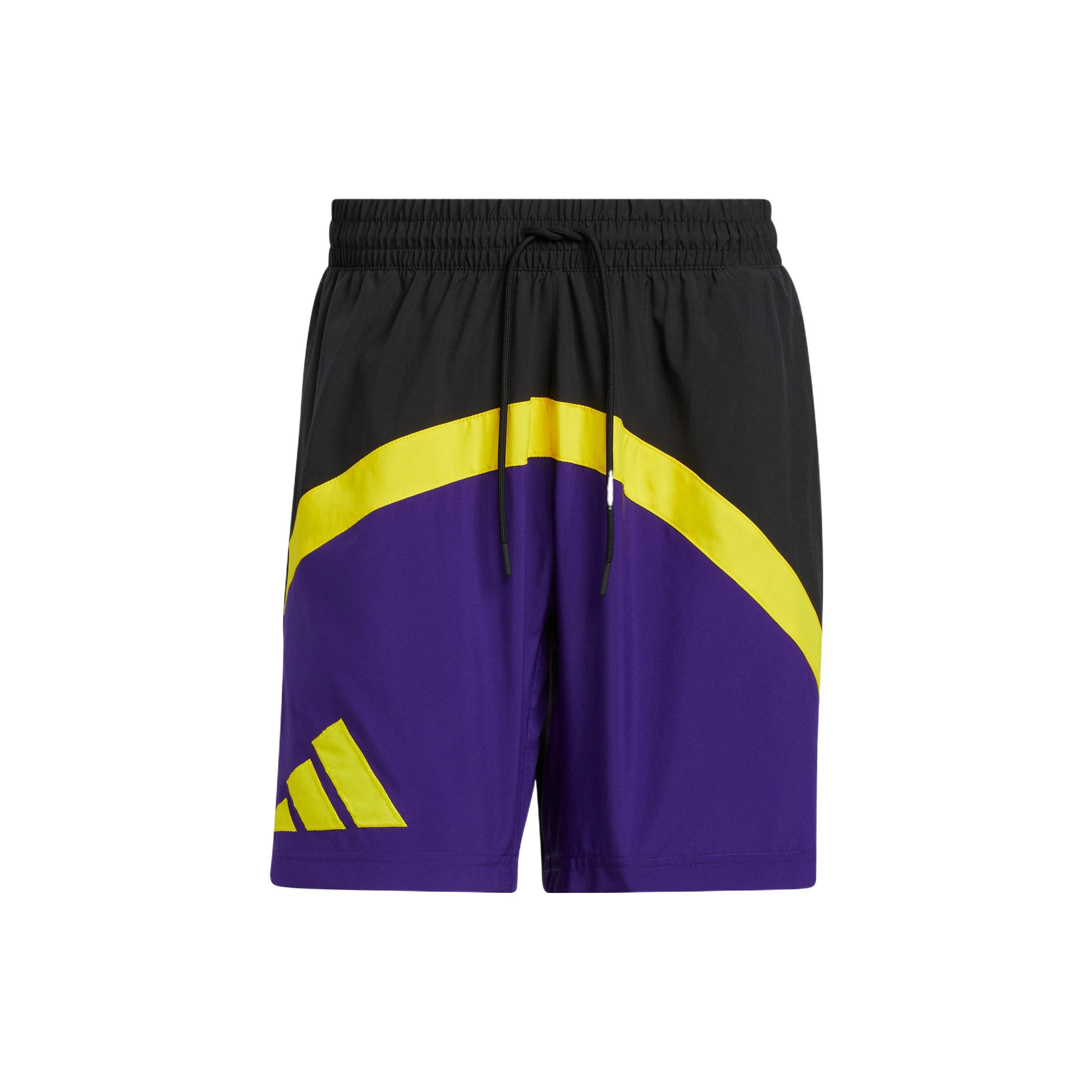 

Adidas Basketball Shorts Men s Collegiate Purple Moderate Straight Fit Pants HK9465 XXL