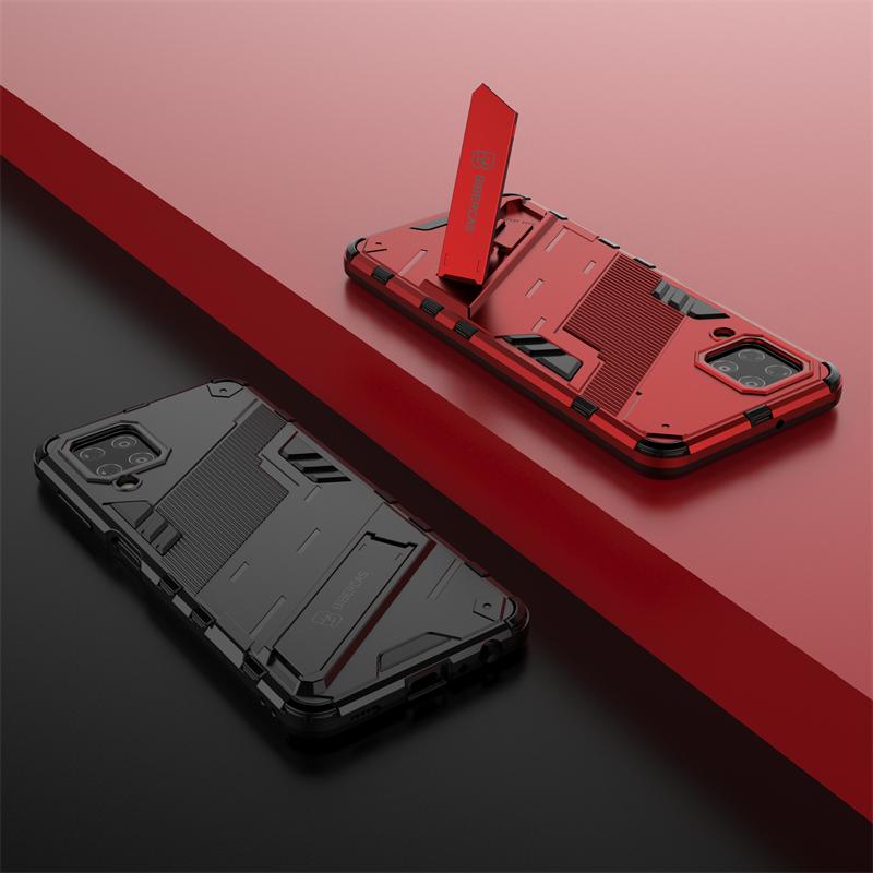 Für Samsung Galaxy M32 5G Hülle Auto Magnetischer Ständer Halter Rüstung Telefonhülle Für Samsung M32 M 32 5G SM-M326B Stoßfeste Rückseite