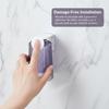 Wall Mounted Toothbrush Cup with Magnetic Holder Secure Mounting for Family Bathroom Efficient Organization