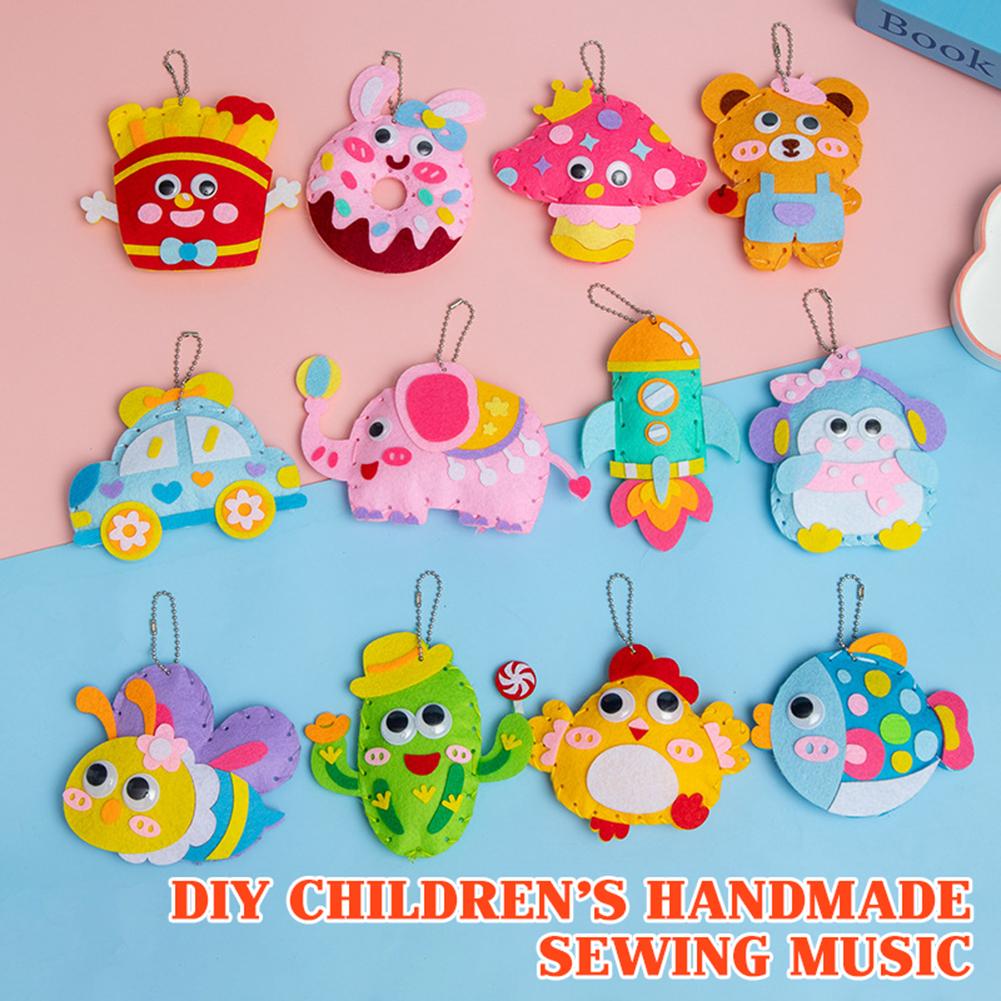 DIY Sewing Kit For Kid Portable DIY Felt Sewing Craft Kit Birthday Present