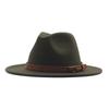Dámský retro vlněný klobouk Fedora - Podzimní/zimní buřinka v britském stylu s trendy designem