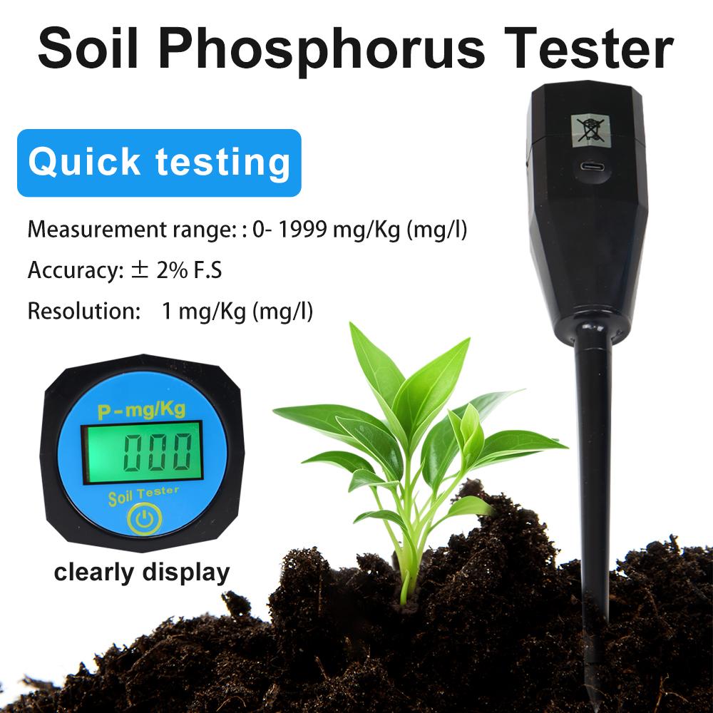 0-1999mg/kg Soil Test Kits Nutrient NPK Fertilizer Analyzer Nitrogen Phosphorus Potassium NPK Sensor Soil Quicking Tester