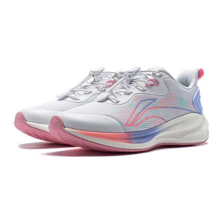 Li Ning Childrens Glow In The Dark Running Shoes Kids Sneakers White YKFT062-4