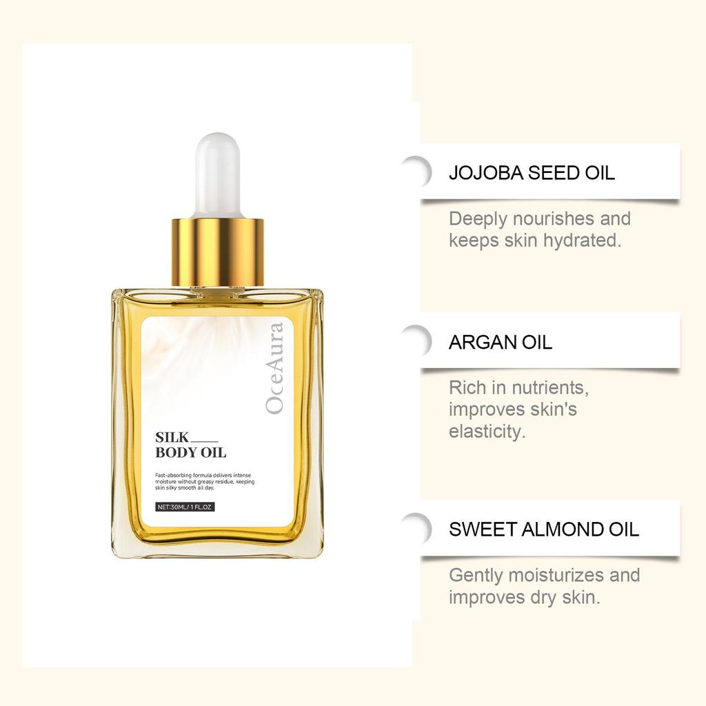 Hydrating Body Oil Deep Moisturizing Repair Dry Skin Soothing Brightening Smoothing Improve Dullness Glow Rejuvenating Body Oil