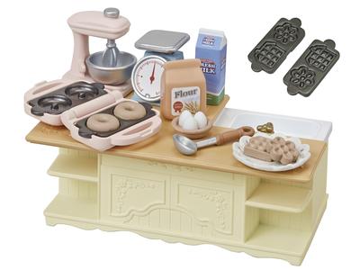 Sylvanian Families Nábytok [Ostrovná kuchyňa] Ka-423 ST Značka Certifikovaná hračka Domček pre bábiky pre deti od 3 rokov, Sylvanian Families od Epoch