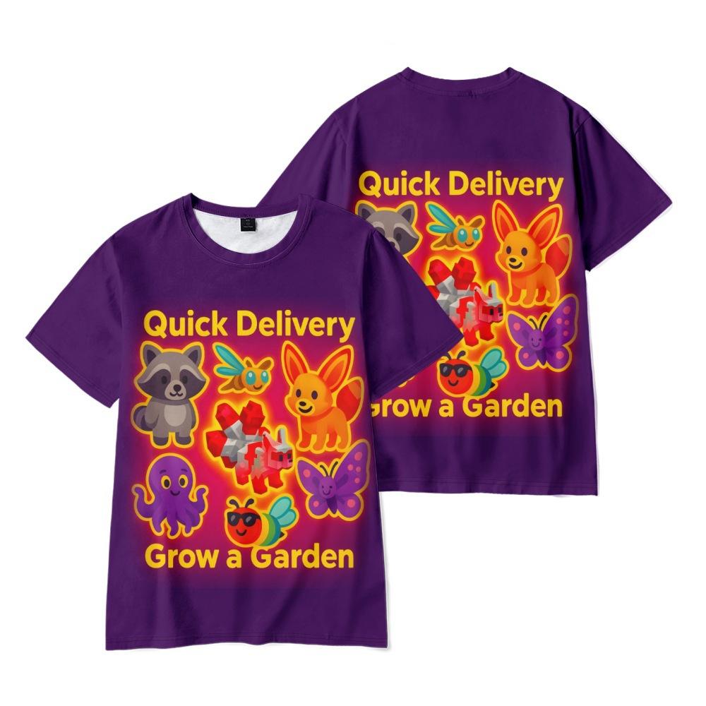 17 Colors Grow A Garden Merch 2025 Tee T-shirt Merch Men Short Sleeve Tee Unisex Tops Clothes Causal Female Y2K Tops