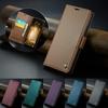 För Xiaomi Redmi Note 13 4G Fodral CASEME 023 Serien RFID-Blockerande Läderplånbok Ställ Telefonskydd