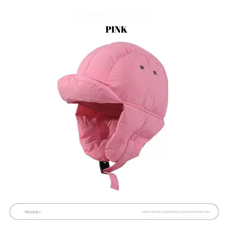 Winter Warmth Bomber Hat for Women,Soft Thicked Earflap Pilot Cap with Adjustable Buckle Closure for Outdoor Activities Sports