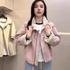 European-Style Fleece-Lined Lambswool Coat for Women - 2024 Winter Casual Loose Fit Jacket